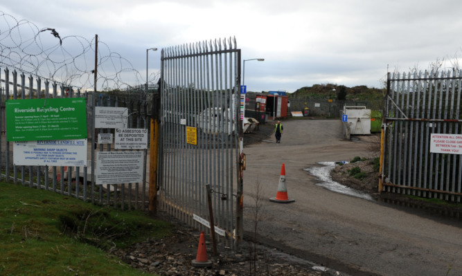 The Riverside recycling centre has reopened after the weekend flooding problems.