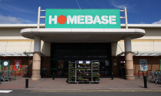 The Homebase store that now stands empty at Fife Central Retail Park.