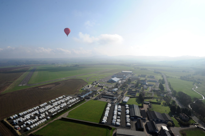 A huge cow-print hot air balloon known as The Moo took to the sky over rural Perthshire on May 7, and The Courier was invited along for the ride. For a full account of the trip, see Wednesdays Courier. And to buy copies of any DC Thomson photograph phone 01382 575002 or email webphotosales@dcthomson.co.uk.