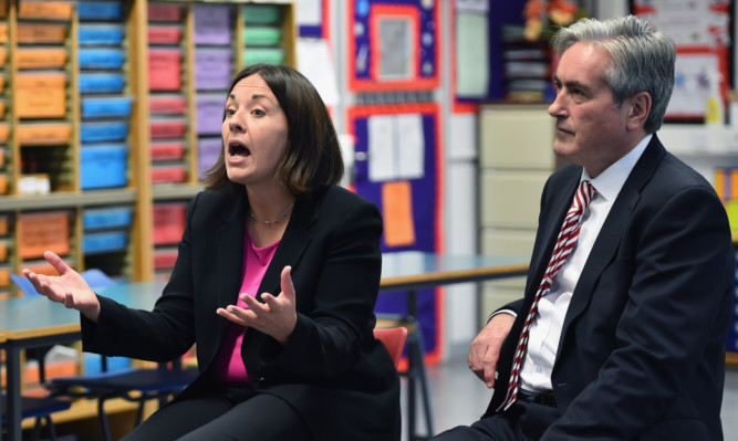 Scottish Labour leader Kezia Dugdale and Opportunity spokesperson Iain Gray.