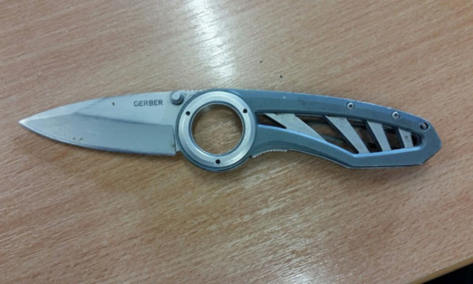 Vicious looking knives were confiscated during a police effort to keep people safe in Levenmouth.