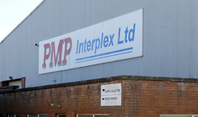The offices of Interplex PMP at Elliot Industrial Estate in Arbroath.