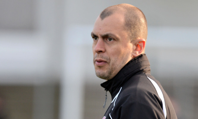 Arbroath manager Todd Lumsden.