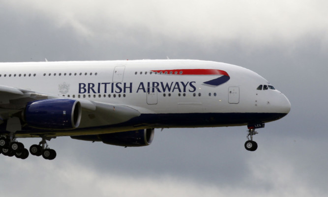 The new British Airways Airbus A380 arrives at Heathrow Airport
PRESS ASSOCIATION Photo. Picture date: Thursday July 4, 2013. See PA story TRANSPORT . Photo credit should read: Steve Parsons/PA Wire