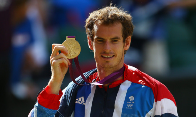 Andy Murray was the pride of Britain when he won the Olympics in 2012.