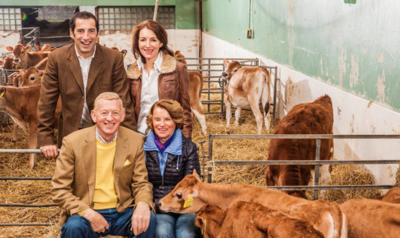 The Graham family. Grahams have now bought Glenfield Dairy in Cowdenbeath.