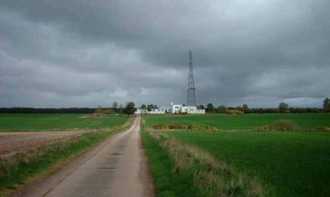 The former Montreathmont listening station, where approval for a solar farm has been granted.