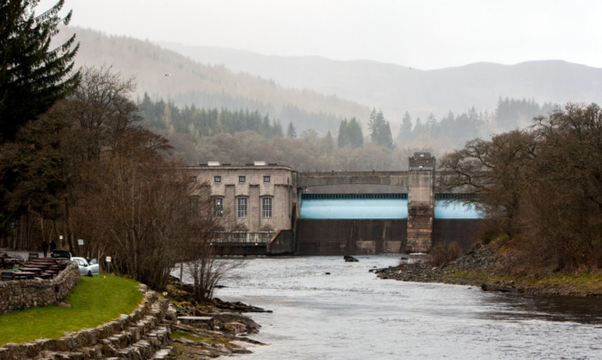 Pitlochry Dam.