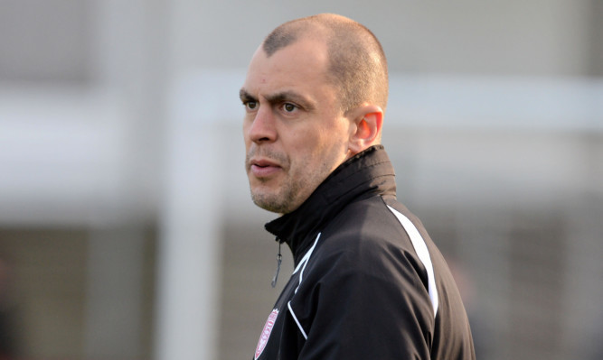 Arbroath manager Todd Lumsden.