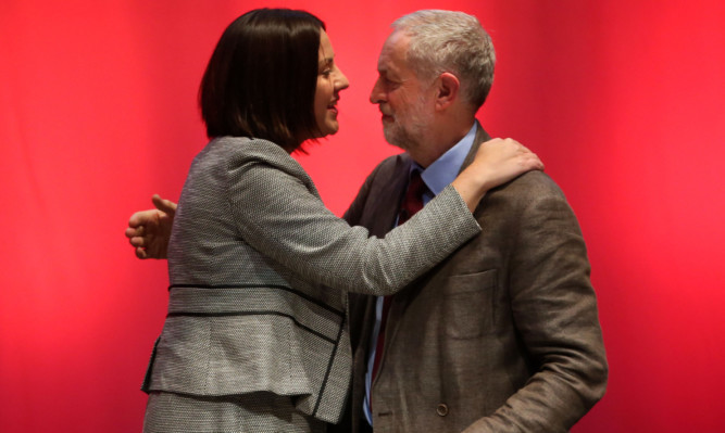 Kezia Dugdale has sided with Jeremy Corbyn to oppose UK air strikes on Syria