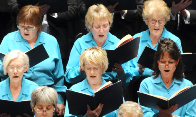 Members of Perth Choral Society.