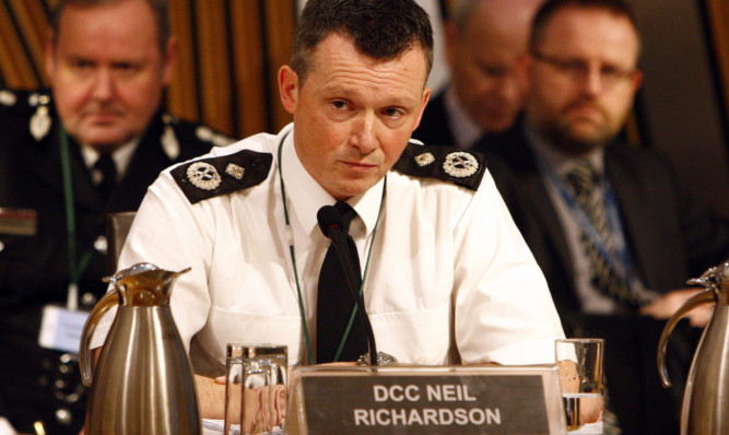 DCC Neil Richardson gives evidence to the Justice Committee as it begins scrutiny of the draft budget 2016-17.