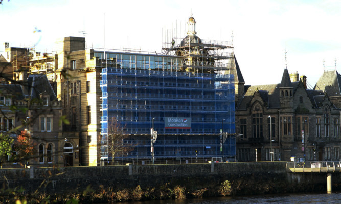 Perth and Kinross Council is spending millions of pounds on office refurbishment.