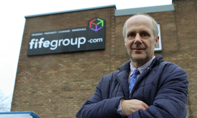 Fife Group managing director John Kilgour outside the companys Kirkcaldy premises.