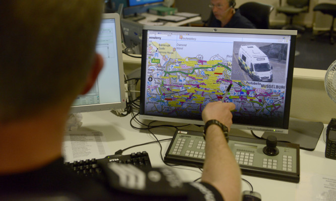 Police Scotland, Bilston Glen, Area Control Room and Service Centre.
In the Control Room.