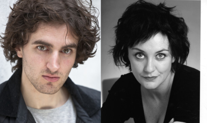 Actors Angus Miller and Lorraine McIntosh will be performing in Let the Right One In at the Rep next month.