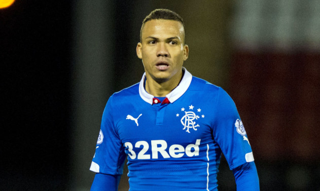 Arnold Peralta in action for Rangers in 2014.