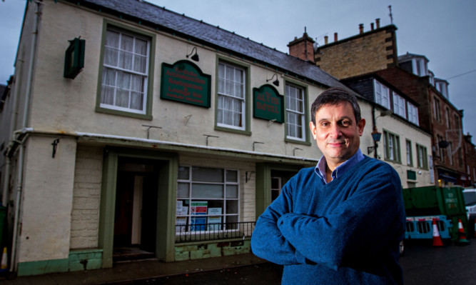 Alyth Hotel owner David Coupar hopes to reopen his business by March.