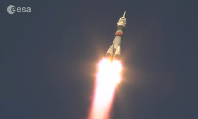 Major Tim Peake blasted off into orbit on board the Soyuz space capsule on his way to becoming the first British astronaut to join the crew of the International Space Station.