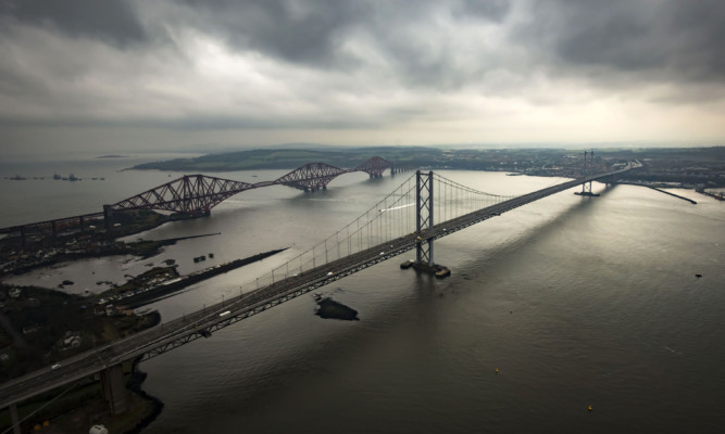 The Forth Road Bridge is closed until January 4.