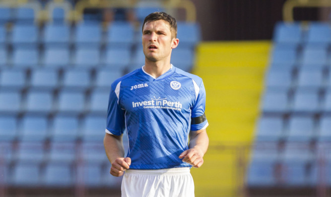 John Sutton joined St Johnstone in the summer.