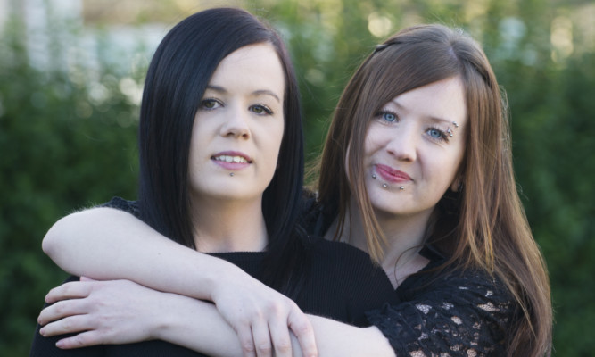 Gemma Cassells, left, says sister Stephanie was her rock during her cancer treatment.