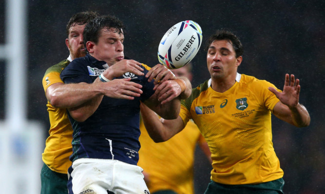 Scotland ran the Wallabies close during their quarter-final clash.