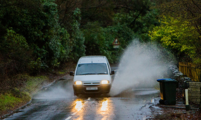 Motoriest are being warned to watch out for surface water on the roads.