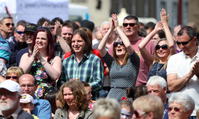 Crowds at MoFest 2014.