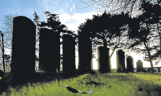 Shanwell Cemetery, Carnoustie, where the council has arranged paupers funerals.