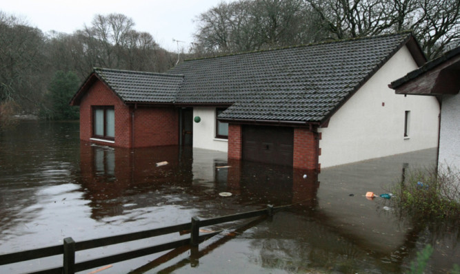 Mr Gunns home has been flooded twice this month.