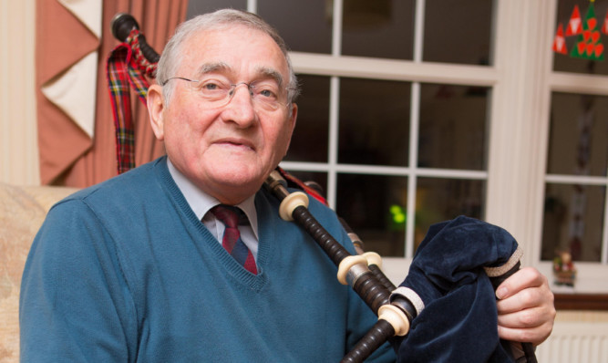 Pipe Major Jim Banks from Markinch was awarded the MBE for services to bagpiping and the local community.