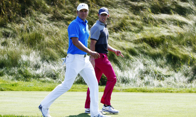 Jordan and Rory: Look out lads, they're gaining on you.