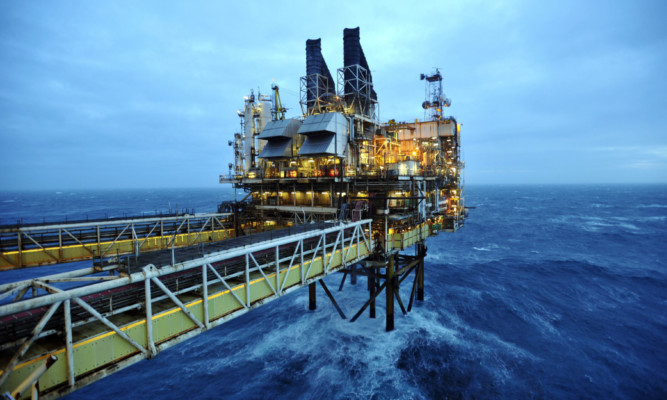 BP's ETAP oil platform in the North Sea