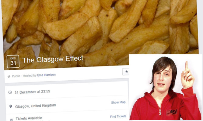 The Glasgow Effect project by Elle Harrison (inset) has faced some criticism.