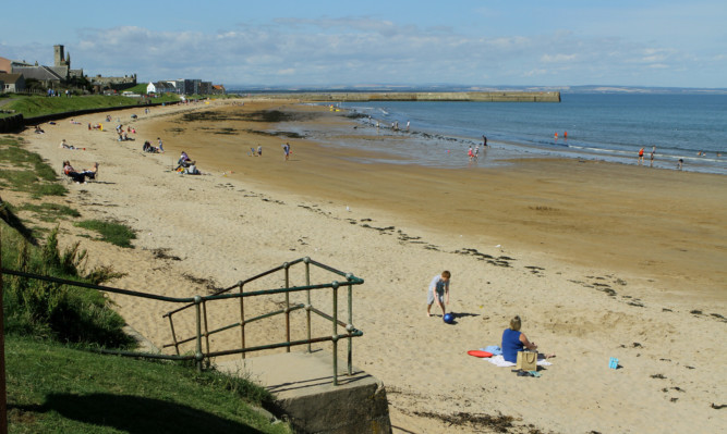 The state-of-the-art marine biology lab at East Sands in St Andrews.