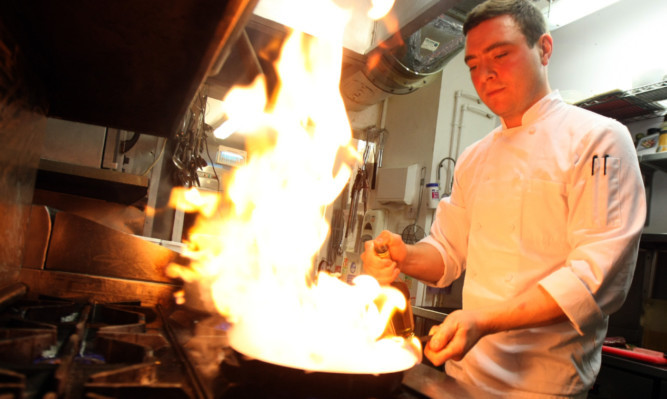 Executive Chef and co-owner of Cafe Tabou, Marek Michalak, who has recently been accredited the title of a Master Chef of Great Britain.