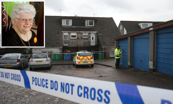 Mary Logie (inset) was found dead by a neighbour in her home in Leven.