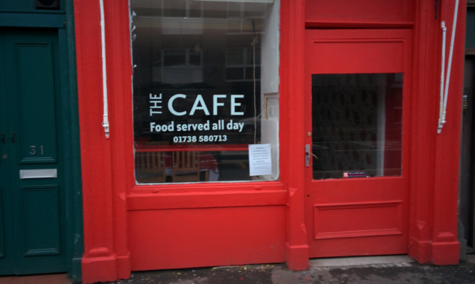 The Café in Main Street, Bridgend.