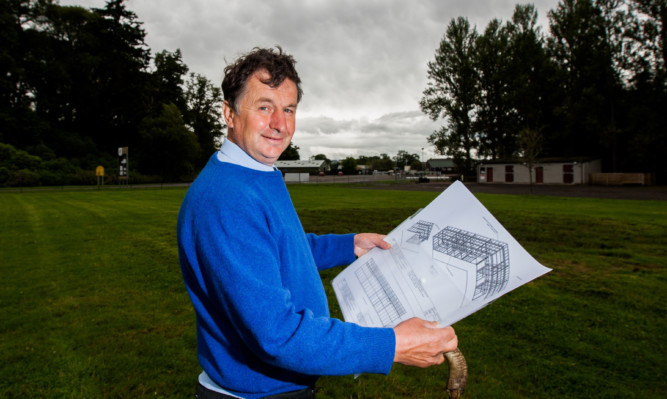 Sam Morshead is overseeing the plans for a £1.5 million, 26-bedroom boutique hotel as an addition to Perth Racecourse.