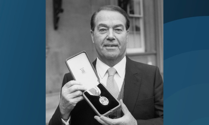 Sir Albert McQuarrie at Buckingham Palace after receiving his knighthood. The former Conservative MP - who was known as the "Buchan Bulldog" - has died at the age of 98.