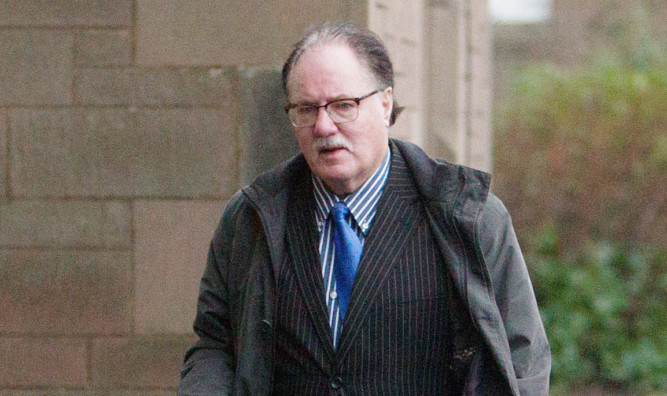 Norman Hill outside Forfar Sheriff Court.