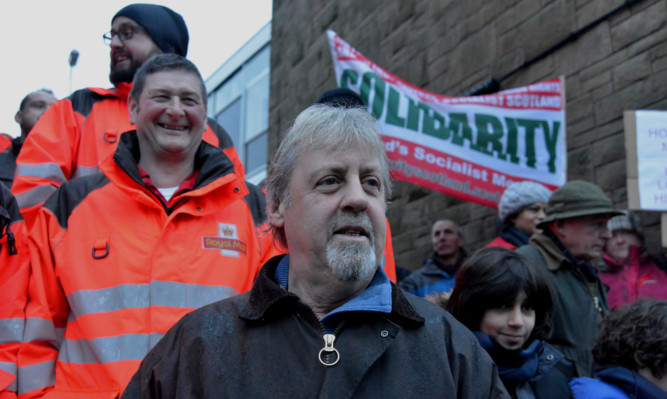 Postal workers took strike action again in support of David Mitchell, who was dismissed in December 2014.