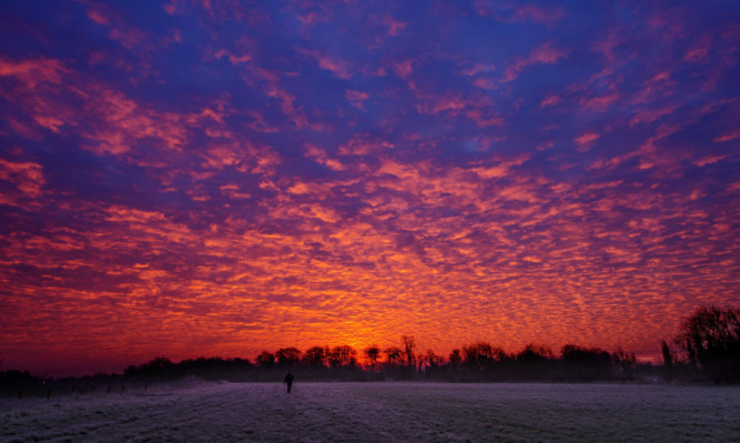 The Met Office issued a yellow warning of ice stretching from the northern half of Scotland down to northern England.