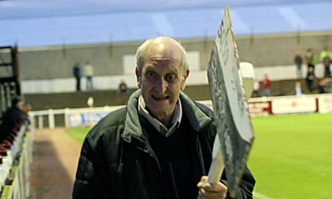 John Woodward was a regular at Gayfield for many years.
