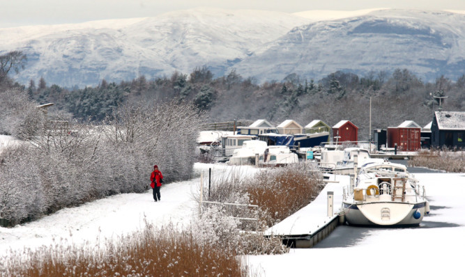 The country has endured an cold snap this month.