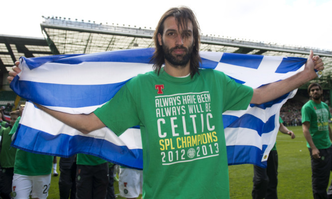 Georgios Samaras: arrived at Celtic in 2008.