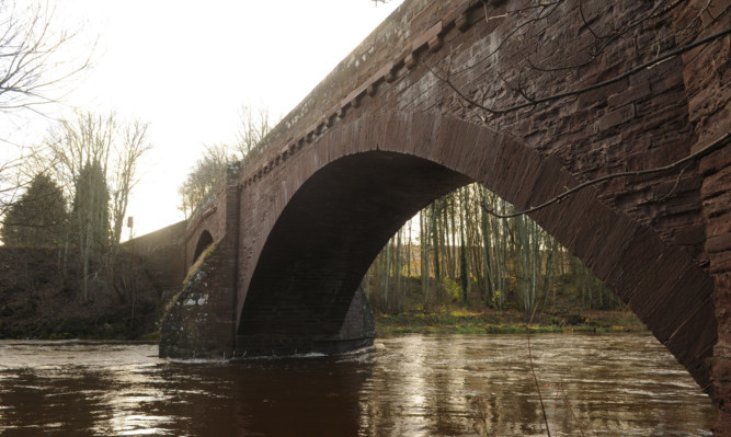 The bridge that will be shut as part of the £16 million flood prevention works.