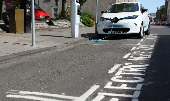 Dundee leads the way in promoting electric vehicles.