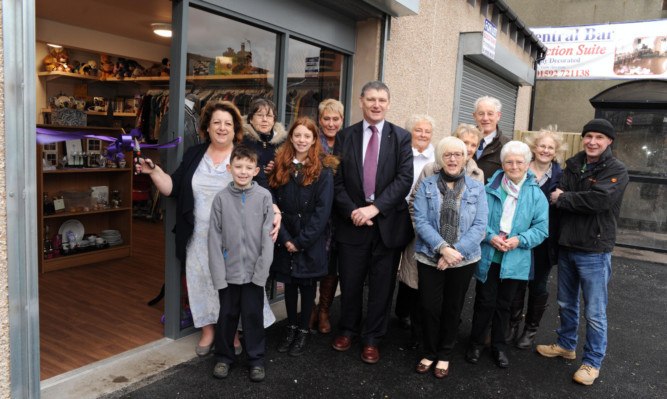 The shops have proved a hit since they replaced the derelict public toilets.